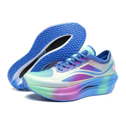 Image of Carbon Plate Marathon Running Racing Shoes Men Stable Support Shock-Relief Ultra-Light TPU Outsole Rebound Sneakers