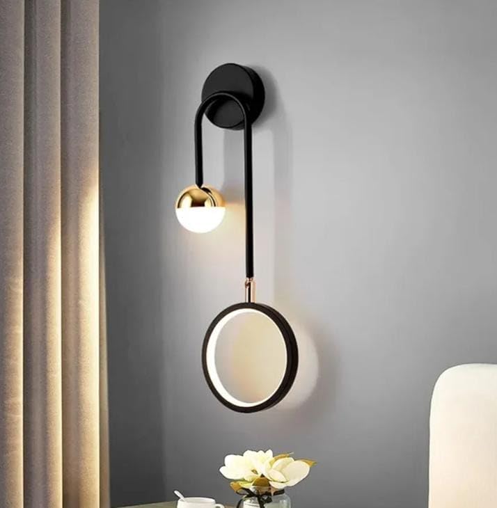 Image of 12 Watt Led Wall Light and Wall scones wall lamp for- Home, Kitchen, Bedside, Bedroom, Living Room, Office, Indoor, Bedside, Mirror Side, Diwali Lighting (Dual Head Wall LAmp)