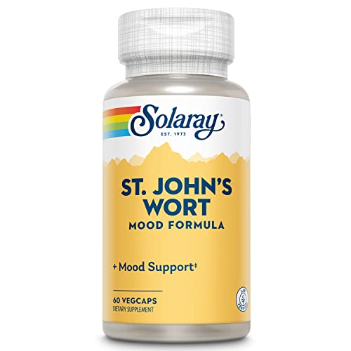 SOLARAY Guaranteed Potency St. John's Wort 900 mg Capsules | 60 Count SOLARAY Guaranteed Potency St. John's Wort 900 mg Capsules | 60 Count
