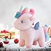 SZJFYMQ Peluche Unicornio Suave Rosa Imagen de SZJFYMQ Peluche Unicornio Suave Rosa