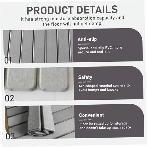 Tapis de bain en diatomite absorbant pliable et séchage rapide
