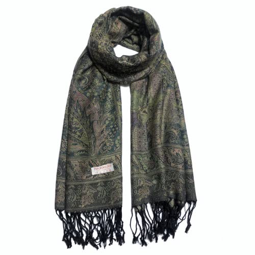 Pashmina scarf Shawl Wrap Paisley Festival scarf Boho Hippie Bohemian Ethnic Head Wrap