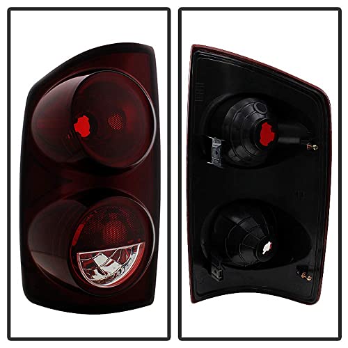 Acanii - For Red Smoke 2007-2008 Dodge Ram 1500 07-09 2500 3500 Tail Lights Lamps Left+Right #TOP1