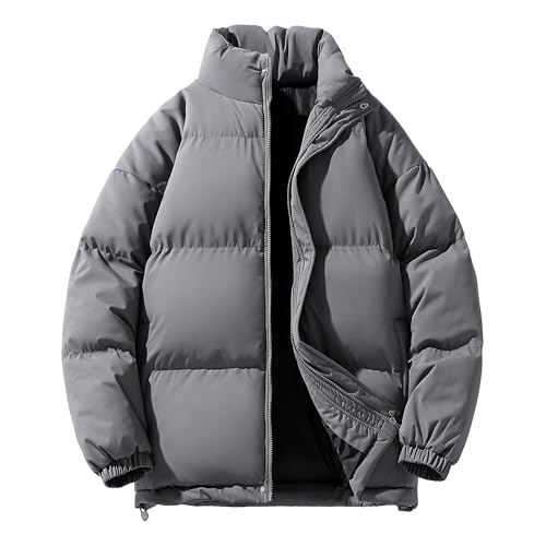 Chaqueta acolchada con capucha de hombre aislante térmica resistente al agua M-6XL