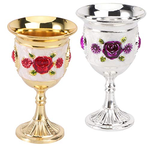 2 Unidades De Vinho Branco Alto Decoração Vintage Decoração De Casamento Taça De Cálices De Natal Co