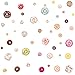 Donut Decal Nursery Decal Christmas Decorations Home Decorations, 48 Count