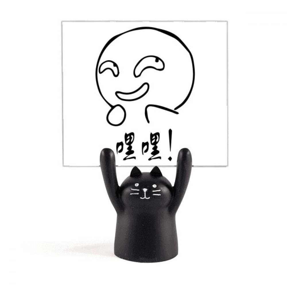 Support mémo chat noir Evil Laugh idée cadeau originale - 4