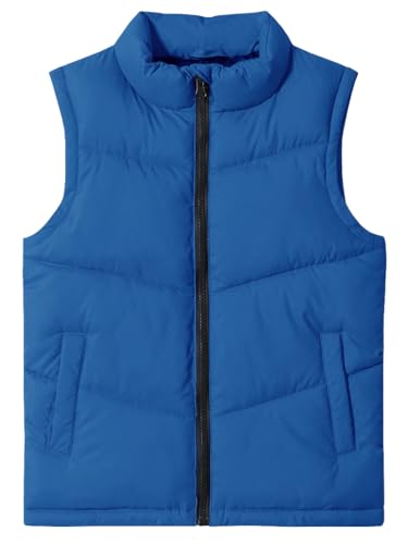 Image of Meikulo Boys Puffer Vest Zip Up Quilted Gilet Sleeveless Jackets