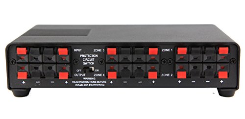 KUNOVA (TM) 4 Channel Speaker Selector Multi-Zone Audio Home Surround Sound Control with Impedance Protection by KUNOVA - Image 2