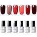 Produktbild Elite99 UV Nagellack, 3 in 1 Gel Nagellack UV LED, One Step Farben Set für Nageldesign Gel Polish, 6 Stück Maniküre set, Soak off Gel Nagellack für Nail Art Mini-Größe 7ml - 006