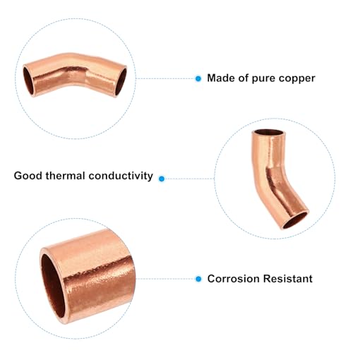 Codo de cobre de 1/2 30 Imagen adicional