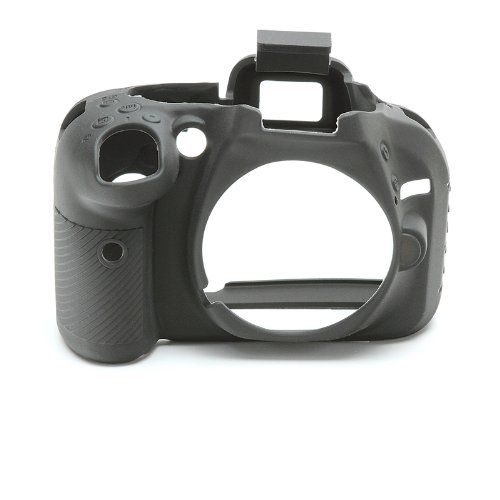 IJJA Camera Silicone body Protective Camera Case Cover Compatible with Nikon D5200 Black