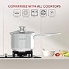 SUNHOUSE – 1.5 Quarts Stainless Steel Sauce Pan with Lid - PFOA-FREE, Stainless Steel Sauce Pan, Advanced Impact Bonding Induction Base, Stay-Cool Handle, Compatible with All Cooktops #3