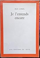 Je l'entends encore 2020010941 Book Cover
