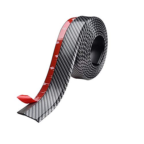 Youngine Universal Front Bumper Spoiler, 2.5M/8.2ft Front Bumper Lip Strip Splitter Spoiler for Cars Trucks SUVs