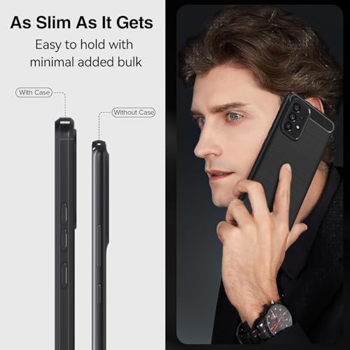 ivoler Funda para Samsung Galaxy A53 5G con 3 Piezas Cristal Templado, [Protección Militar] Carcasa Protectora Antigolpes, Fina Suave TPU Silicona Caso Anti-Choques Case, Negro