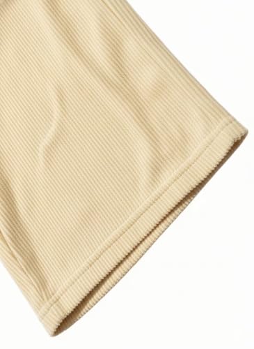 Image of Zombom Men's Comfortable Baggy Corduroy Pants | Relaxed Fit Stretch Waist Trousers for Everyday Wear | Casual Trouser for Man