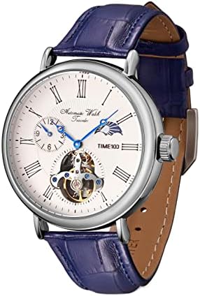 TIME100 Stylish Flywheel Automatic Mechanical Watch for Men
