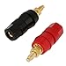 Produktbild 4 Stücke Bananenbuchse Test Sonde Audio Lautsprecher Terminal Binding Post Bananenstecker Jack Buchse Adapter Stecker 4mm Panelmontage Schwarz Und Rot