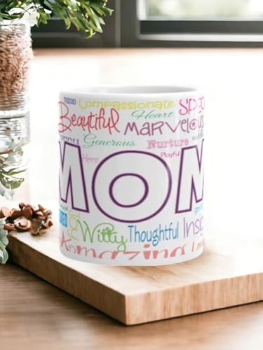 Image of Better Gift Flowers Mom Printed Coffee Mug, Round Shaped Multicolor Themed Coffee Mugs, Mug for Gifting, Gifting Items for Family, Friends & Closed Ones