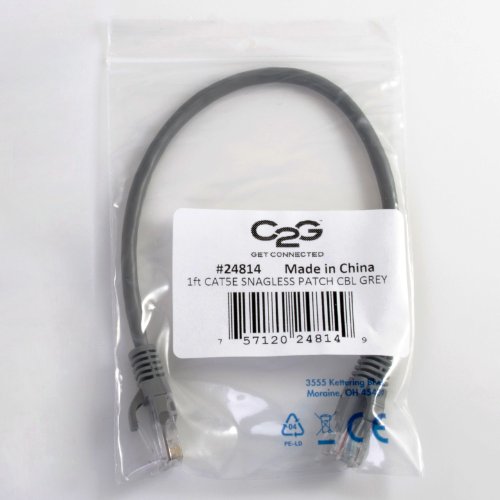 Image of C2G /Cables to Go 00482 Cat5e Snagless Unshielded (UTP) Network Patch Cable