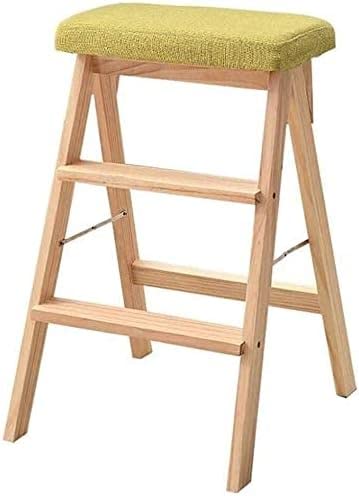 Banc haut en bois massif OKUOKA un escabeau haut de gamme au design durable Log-Matcha