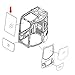 22B-54-17931 Front Upper Glass Made for Komatsu Excavator PC128US-2-EU PC128US-2-N