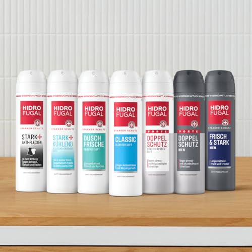 Hidrofugal Desodorante en spray para hombre fresco y fuerte, con fuerte protección antitranspirante, desodorante para hombres con aroma refrescante sin alcohol etílico (150 ml) - imagen 5