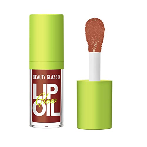 Image of Big Brush Head Pink Lip Gloss Moisturizing Jelly Lip Gloss Oil