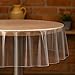 Produktbild Transparente Folie Schutzfolie Tischdecke 0,3 mm Oval 130 x 180 cm abwaschbare Schutztischdecke