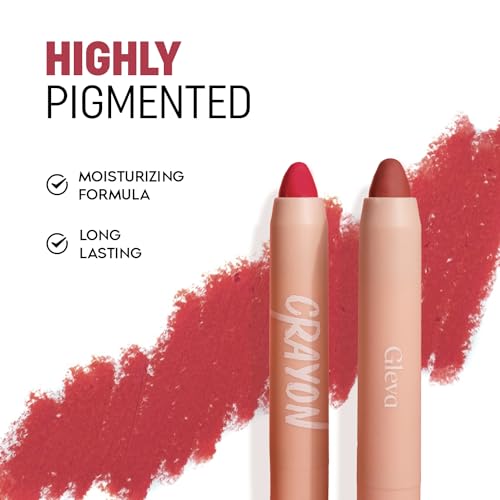 Image of Gleva Crayon Lipstick Confident Nude Chic (Matte)