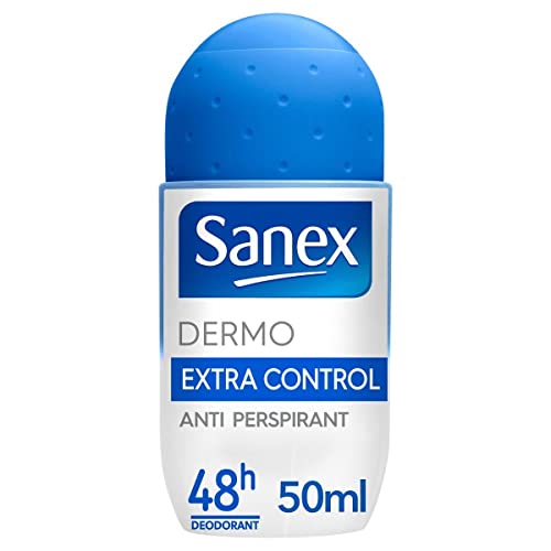 Sanex Dermo Extra Control Roll-On Antiperspirant Deodorant 50ml Pack of 6