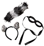 Forum Novelties Women's Playful Animals Raccoon Costume Accessory Set