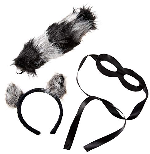 Forum Novelties Women's Playful Animals Raccoon Costume Accessory Set
