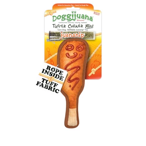 Doggijuana Tuffer Chewer Mini Plush Dog Toy