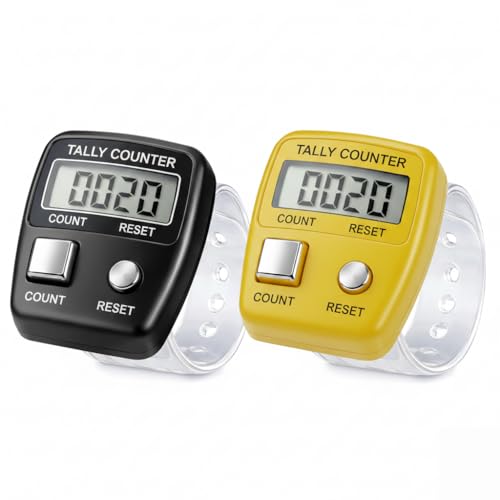 Image of Aim Emporium Mini Hand Tally Counter /Jaap Counter /Digital Tasbeeh Counter Pack of 2 Color Multi.