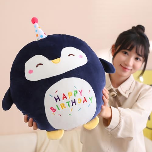 Litence Cute Penguin Plush Stuffed Animal Soft Happy Birthday Plushies Pillow Toy Gifts for Boys and Girls Home Decor by Litence - Used condition - Image 5