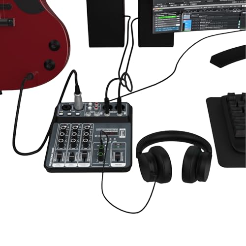 Console de mixage USB en métal pour éliminer les bruits lors de l'enregistrement
