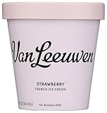 Van Leeuwen Premium Strawberry French Ice Cream, 14 oz (Frozen)