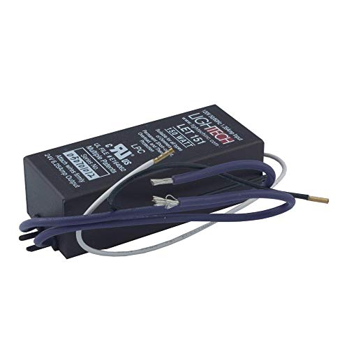 Image of Jesco Lighting LET-151-24 Accessory - 24V Electronic Transformer, Black Finish