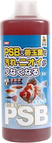 コメット【水質調整・針子育成に最適、光合成細菌】納豆菌入り PSB 1.0リットル