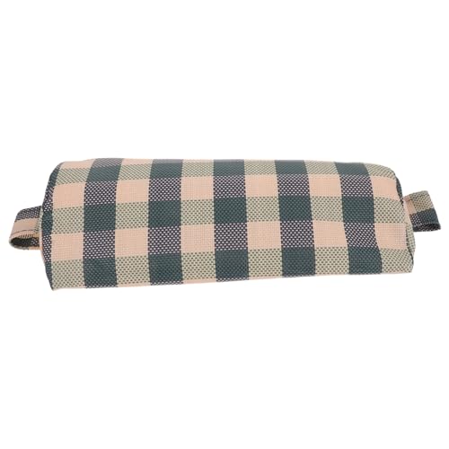 ERINGOGO Comfortable Lounge Chair Pillow with Elastic Straps Headrest Attachment for Beach Chairs Folding Chairs Recliners Checkered