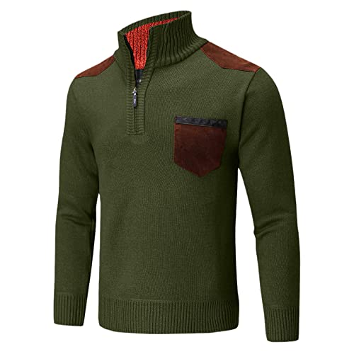 Pull homme demi fermeture éclair confortable pour ne plus avoir froid en hiver