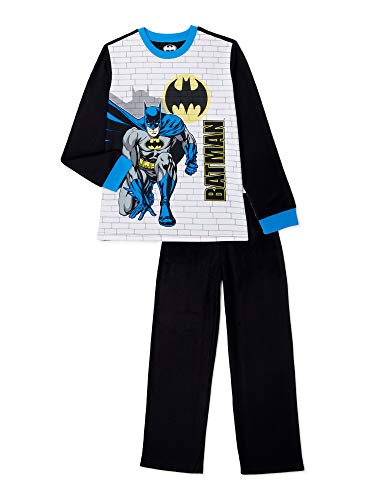 DC Comics Boys' Batman 2 Piece Pajama Sleepwear Set