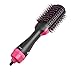 One Step Hair Dryer and Volumizer, szwintec Oval Blower Hair Dryer Salon Hot Air Paddle Styling Brush Negative Ion Generator Hair Straightener Curler Comb for All Hair Types