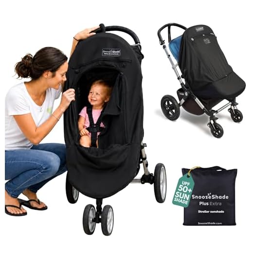 SnoozeShade Plus Stroller Sun Shade
