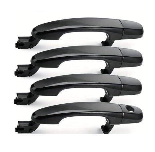Poignées de porte extérieures Kia Sportage 2006 2007 2008 kit de remplacement carrosserie noir