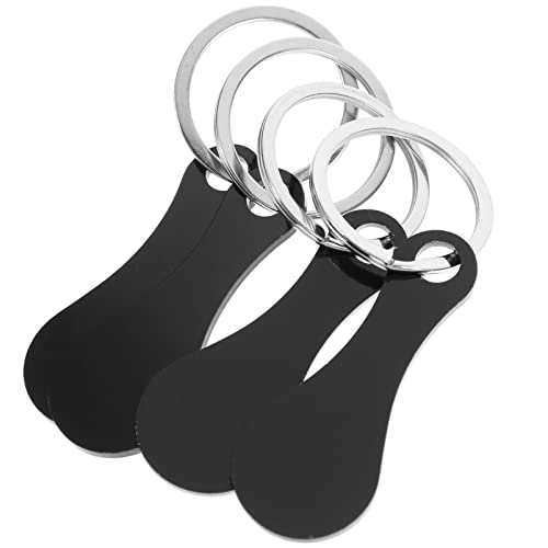 Healvian 4 Piezas Llavero de Carrito de Compras de Acero Inoxidable de Llaveros Fichas para Carrito Compra Extractores Portátiles