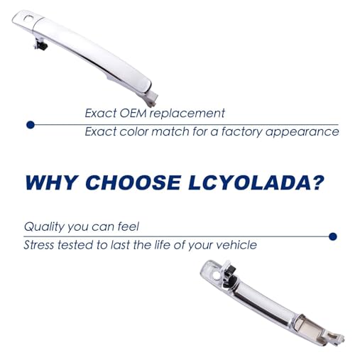 image for Lcyolada Exterior Door Handle Front Left Driver Side for Nissan Rogue 