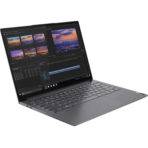 Image of lenovo IdeaPad Slim 7 Pro 14IHU5 14 inch 2.8K Touchscreen Laptop, Intel Core i7-11370H 3.3GHz, 16GB RAM, 1TB SSD, Windows 11 Home, Slate Gray